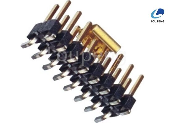 Double Row PIN Header Connector Vertical SMT Insulation Resistance 5000 Megaohms Min Durability 100 Cycles PCB Connector supplier