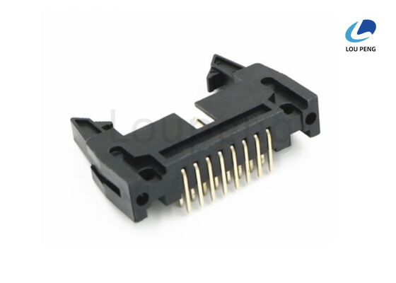 Operating temperaturerange minus 65 degrees Celsius to plus 125 degrees Celsius IDC Socket BOX Header Insulation Resistance 1000M Ohms Min Insulator PA6T UL 94V 0 Black supplier