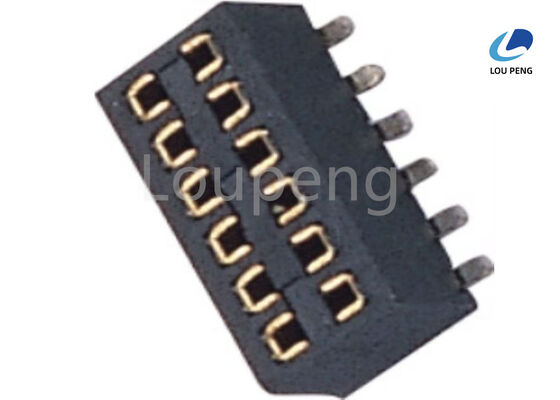 Polyester UL94V0 Female Socket Header Connector Vertical Single Row SMT Electrical Connector for Electronic Boards supplier