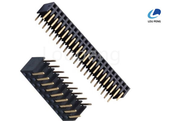 Insulation Resistance 1000MΩ Min Female Pin Header Connector Polyester UL94V0 Insrlator Material Durable Electrical Connection supplier