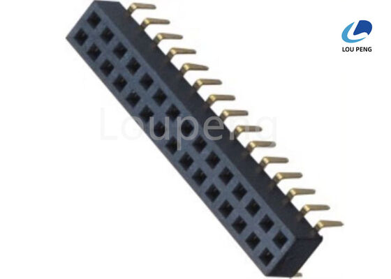 Max Processing Temp 230C For 30-60 Seconds Female Socket Header Connector Phosphor Bronze Contact Material Electrical Connection supplier