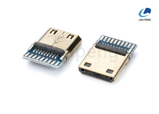 Contact Current Rating 0.5A AC rms DC HDMI Port Connection Interface Featuring Robust Construction and Contact for Long Term Usage supplier