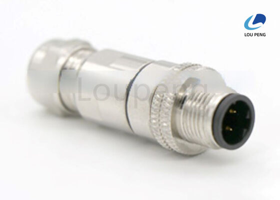 Gold Plated Circular Connector 8 Pin Male Solder Cup Featuring Copper Alloy Contact Material for Industrial Applications supplier