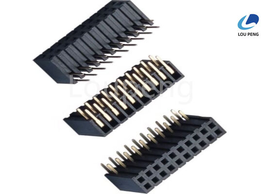 1.27mm Pitch Female PCB Header Connector Offering 1000MΩ Min Insulation Resistance Ideal for Compact Electronic Designs supplier