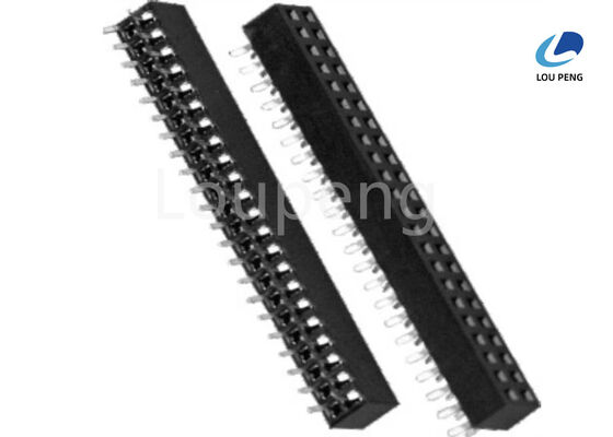 Max Processing Temp 230C For 30-60 Seconds Female Socket Header Connector Withstanding Voltage AC 500V Durable Electrical Component supplier