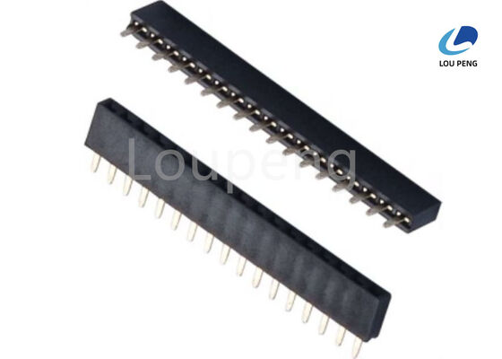 Usually Versatility Female Pin Header Connector Through Hole SMT Mounting Type Suitable For Automated Assembly Processes supplier