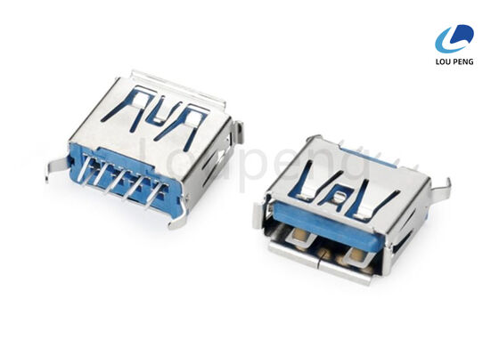 Copper Alloy With Gold Or Nickel Plating USB Connector Contact Impedance 30mΩ MAX Insulation Resistance 100 Megohms Min Durable supplier