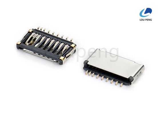 10000 Insertions SD Memory Card Holder Plastic And Metal Durable Connector Suitable For Secure Data Storage And Performance supplier
