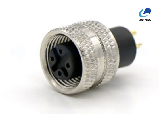 Gold Plated Circular Waterproof Connector Panel Mount Suitable for Heavy Duty Machinery and Outdoor Communication Systems supplier