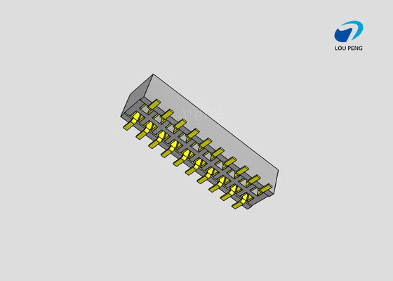 Female header, PCB Mount Receptacle, Vertical, Board-to-Board, 20 Position, 2.0mm Pitch, double row, Gold Flash, SMT supplier